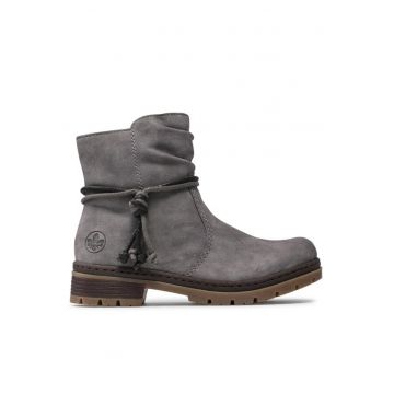 Botine dama -  20911601436 - Piele ecologica - Gri