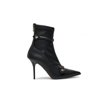 Botine dama JA21099G0LIEZ000 -  Piele ecologica - Negru -