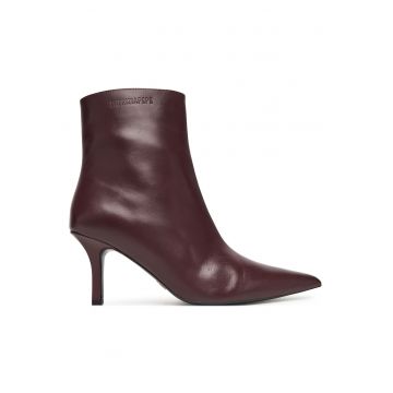 Botine dama M536 8Y0130 L166 -  Piele naturala - Rosu -