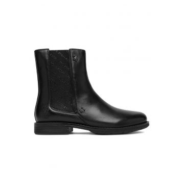 Botine femei -  piele naturala - negru -