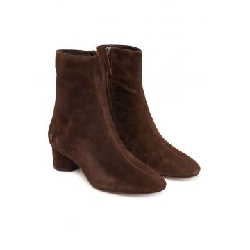Botine femeie -  piele naturala - maro -