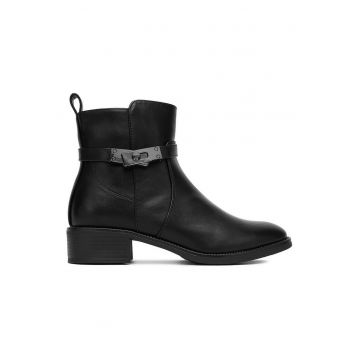 Botine femeie -  tesatura - negru - 37 EU -