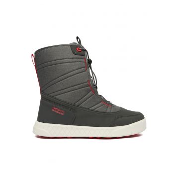 Ghete baieti -  textil - Negru/Gri