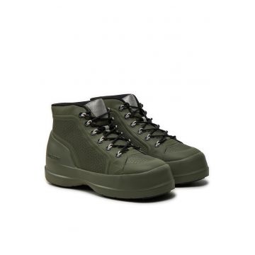 Ghete barbati  Luna Trek Mid - piele intoarsa - verde -