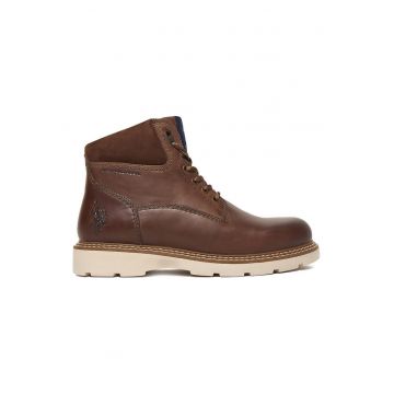 Ghete barbati -  piele naturala - maro - design atemporal