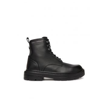 Ghete barbati -  piele naturala - negru -