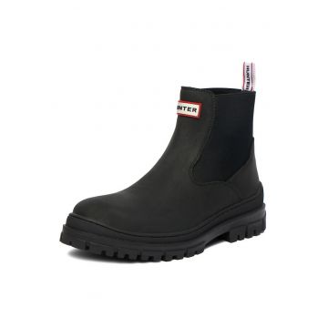 Ghete barbati -  piele naturala - negru