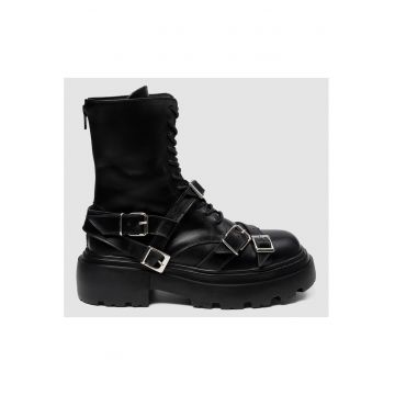 Ghete  - Buckle Fury - Black - marimea