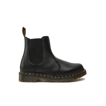 Ghete Chelsea dama -  piele naturala - negru
