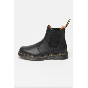 Ghete Chelsea unisex de piele 2976 Ambassador - Negru