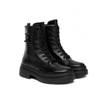 Ghete dama 001 1252020 -  Piele naturala - Negru