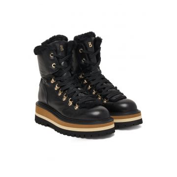 Ghete dama 225441 -  Piele naturala - Negru