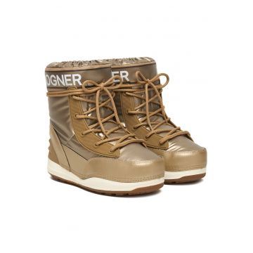 Ghete dama  Champagne 102 - piele ecologica - maro