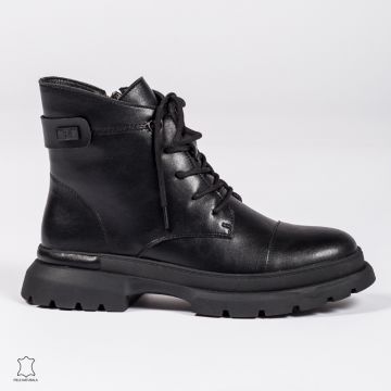 Ghete dama din Piele Naturala CRL0617 Negre