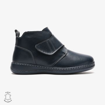 GHETE DAMA DIN PIELE NATURALA CRL0681 Bleumarin