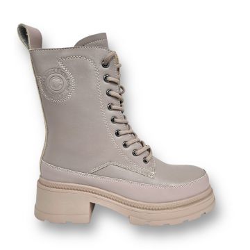 GHETE DAMA din PIELE NATURALA CRL0895 CULOARE:BeJ