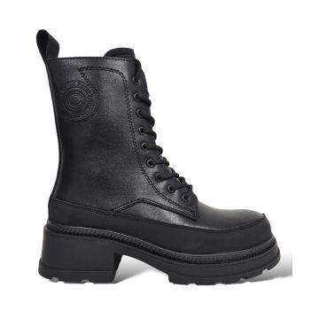 GHETE DAMA din PIELE NATURALA CRL0895 CULOARE NEGRU