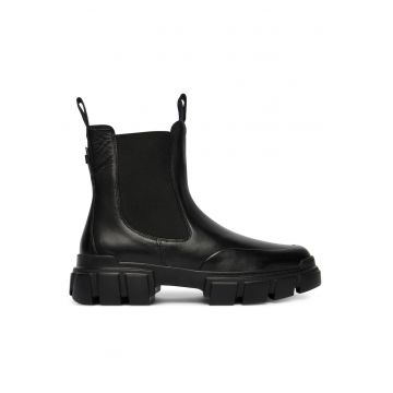 Ghete dama Hogl - piele naturala - negru - 0-102713-01000