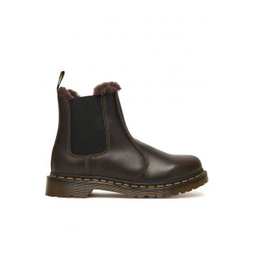 Ghete dama  Leonore DM41415 - piele naturala - maro