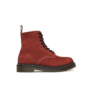 Ghete dama - Martens - piele naturala - rosu - Rosu