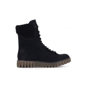 Ghete dama  negru - sintetic - Y3467-00