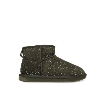 Ghete dama  Stinger Micro Milkyw - piele naturala - verde inchis