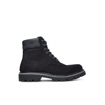 Ghete de barbati -  piele naturala - negru
