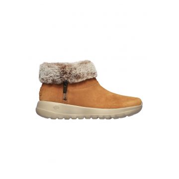 Ghete de piele nabuc On The Go Joy - Caramel