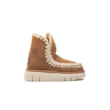Ghete de zapada dama  Bounce - piele naturala - maro
