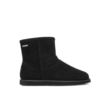 Ghete  piele naturala - negru - Negru