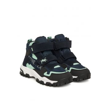 Ghete sport pentru fete -  piele naturala - multicolor
