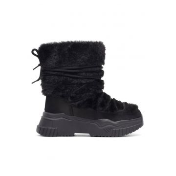 Botine dama -  590558809801037 - Sintetic - Negru