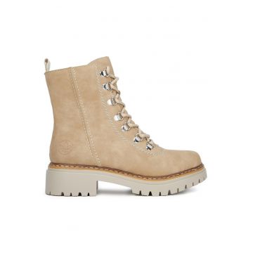 Botine dama -  Bej - Textil 72643-60