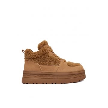 Botine dama CEO-WSS21655-01 -  Textil - Maro