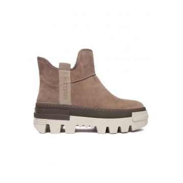 Botine dama - G-Star Raw - piele naturala - gri - interior captusit - talpa solida