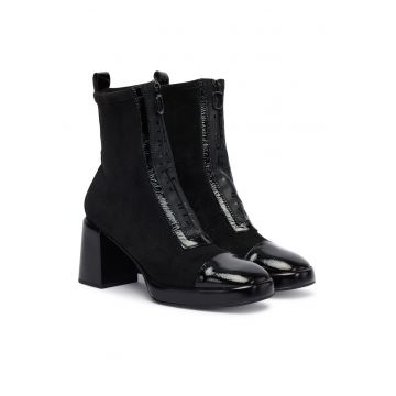 Botine dama -  Negru - Textil HI254230