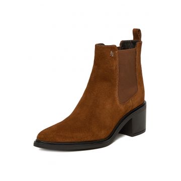 Botine dama -  piele naturala - maro -