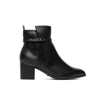 Botine dama -  piele naturala - negre