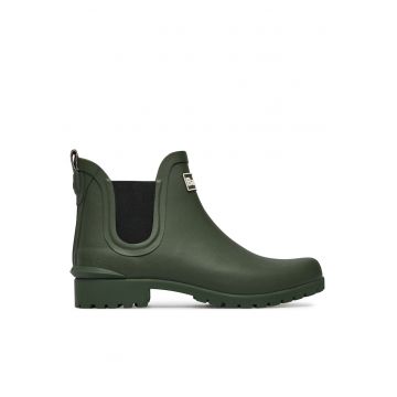 Botine dama -  Verde - Cauciuc
