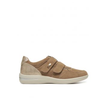 Botine dama WS2561-02 -  Textil - Bej -