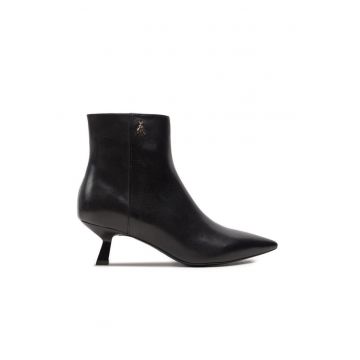 Botine de dama -  piele naturala - negru -