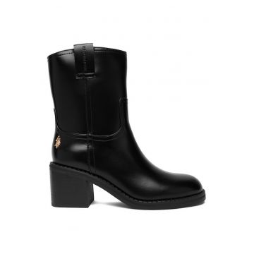 Botine de dama - U S Polo Assn - piele ecologica - negru