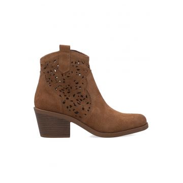 Botine din piele intoarsa -