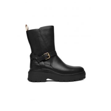 Botine  piele naturala - negrudwqf - Negru