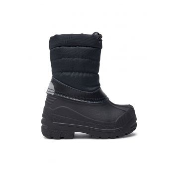 Cizme sport copii -  textil - negru