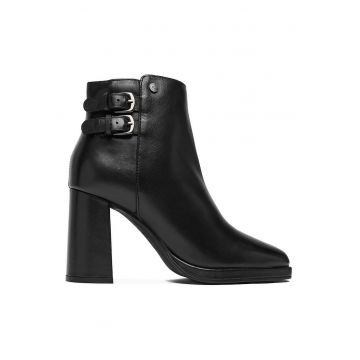dama -  piele naturala - negru - Negru