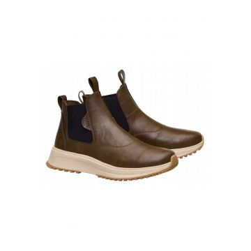 Ghete Chelsea de piele ecologica pentru Barbati - Classic Tahoe Chelsea - Maro - Maro