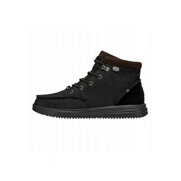 Ghete Chelsea de piele naturala pentru Femei -  Bradley Boot Leather - Negru -