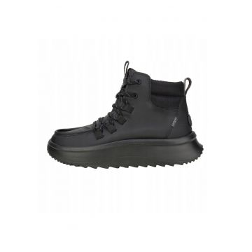 Ghete Chelsea de piele naturala pentru Femei -  Wendy Peak Apres Twill - Negru