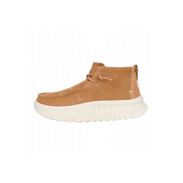 Ghete Chelsea de piele naturala pentru Femei -  Wendy Peak Hi Suede - Maro - Maro